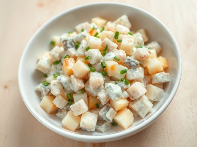 Haringsalade (zure haring)