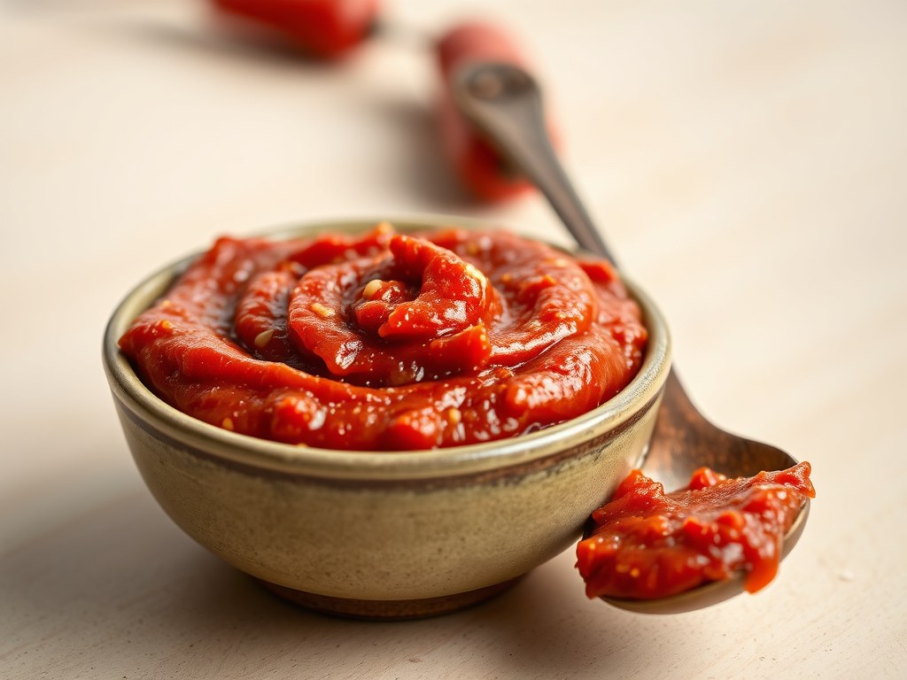 Harissa (Snelrecept voor een Nep-Harissa), AI-gegenereerde illustratie