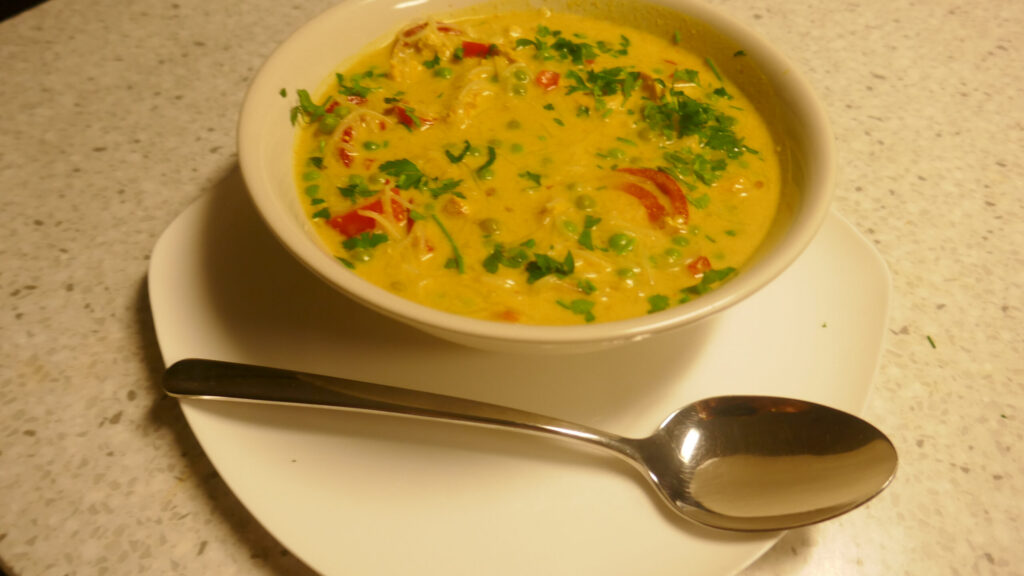 Hartverwarmende kip - kerriesoep uit de slowcooker