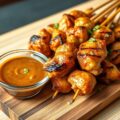 Heerlijke kipsate + saus natuurlijk