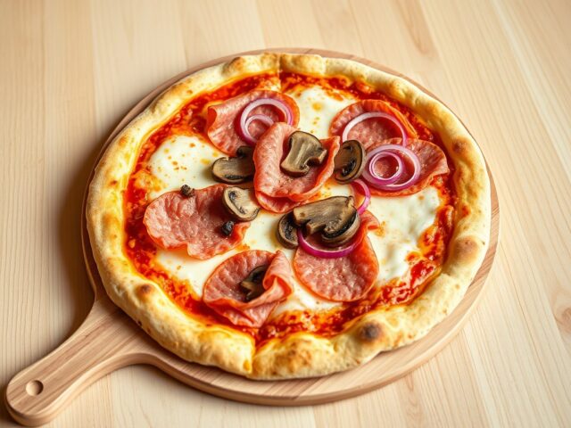 Heerlijke verse pizza