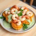 Hollandse garnalenpoffertjes met peterseliesaus