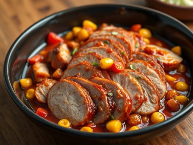 Hot curryvarkenshaas