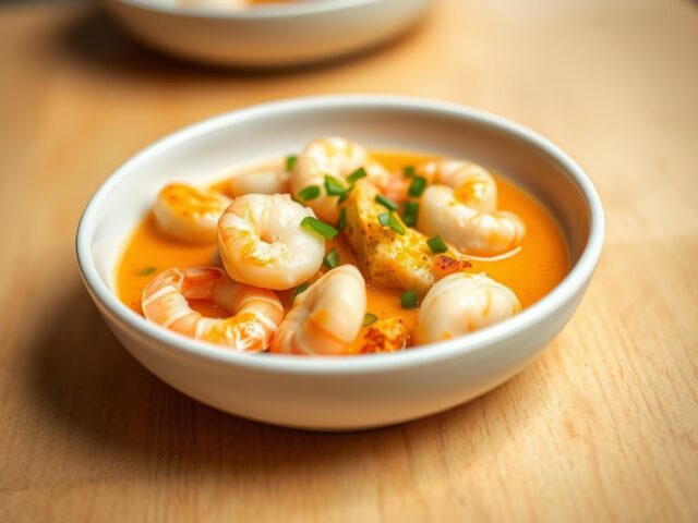 Huwelijk van scampi’s en heilbot