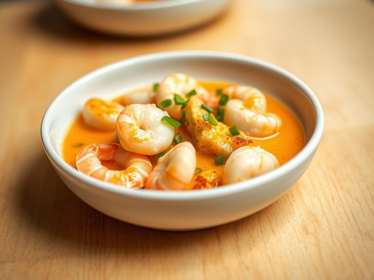 Huwelijk van scampi’s en heilbot