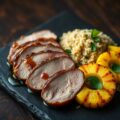 Iberico varkenshaasje met ananas