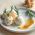IJsbonbons met gember, rozemarijn
