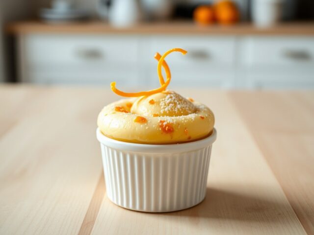 IJssoufflé met sinaasappel