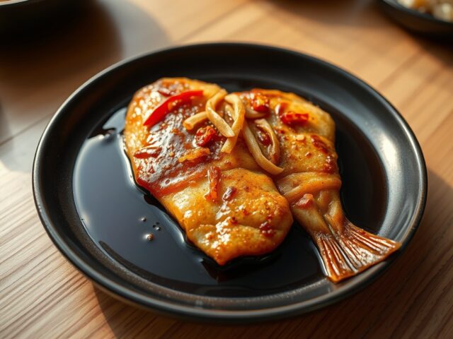 Ikan djahé (gebakken vis)