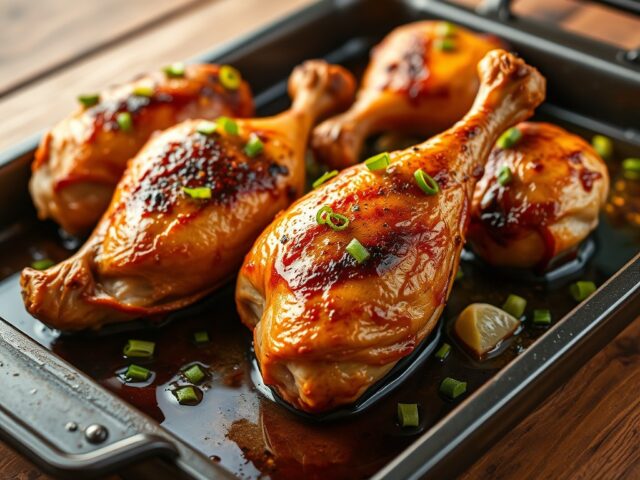 In Citrussap Gemarineerde Kip uit de Oven (van de BBQ)