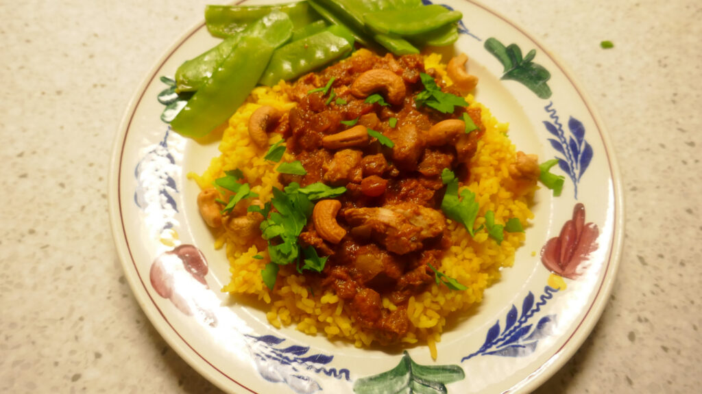 Indiaase Kip Biryani Curry uit de Slowcooker