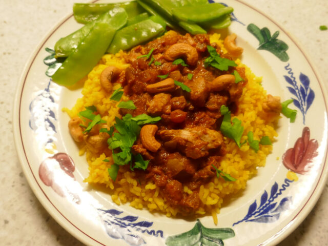 Indiaase Kip Biryani Curry uit de Slowcooker