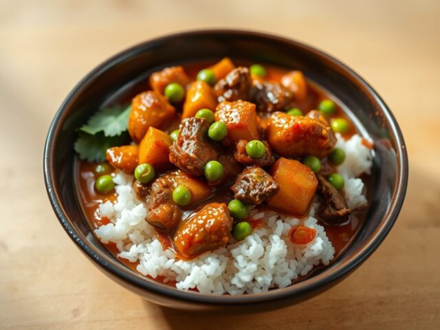 Indiase curry met rundvlees