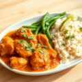 Indiase Tikka Masala met limoenboontjes