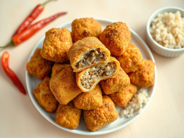 Indische aardappelkroketjes