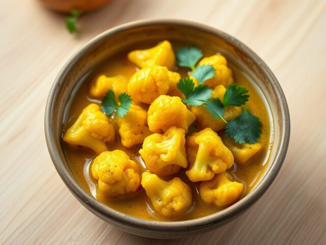 Indische bloemkoolcurry