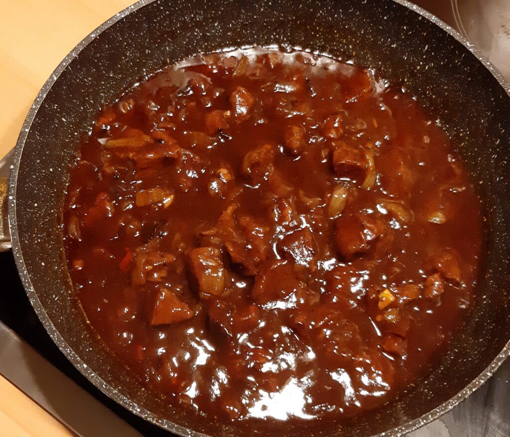 Indische rundvleesstoofpot, lekker pittig
