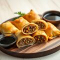 Indische saucijzenbroodjes