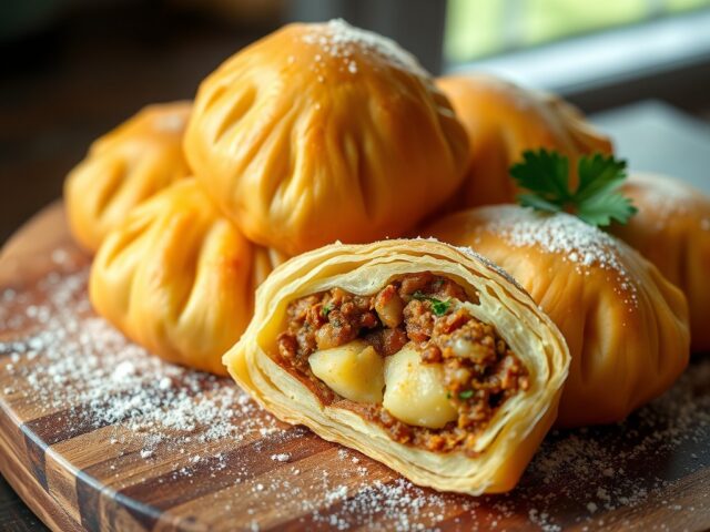 Indische saucijzenbroodjes