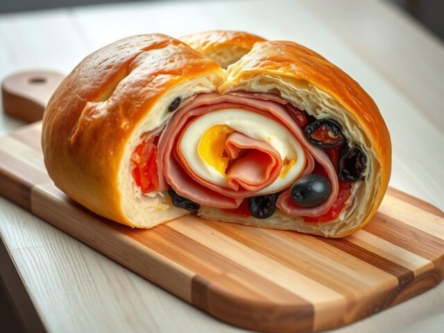 Italiaans gevuld brood