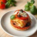 Italiaans kiphapje met tomaat