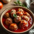 Italiaanse Gehaktballetjes in Tomatensaus