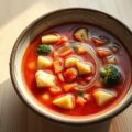 Italiaanse groentesoep (minestrone)