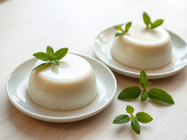 Italiaanse roompuddinkjes (panna cotta)