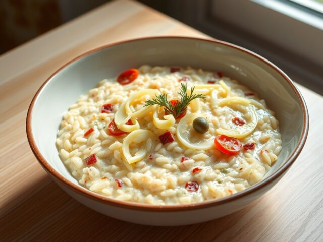 Italiaanse venkelrisotto