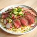 Japanse salade met rosbief