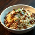 Kaas-Gehakt Risotto