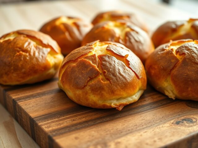 Kaas- uienbroodjes