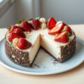 Kaastaart met aardbeien