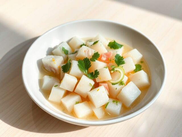 Kabeljauw Ceviche