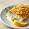 Kabeljauw met mosterdkorstje