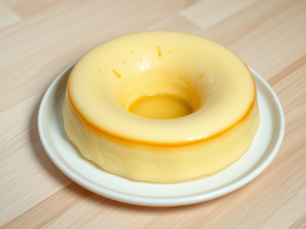 Kabinetpudding (dessert van vroeger), AI-gegenereerde illustratie