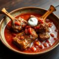 Kalfsschenkels met Lomboks en Paprika