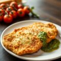 Kalfsvlees Parmigiana met trostomaat