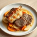 Kalfszwezerik en kalfslever op een bedje (zie opm)