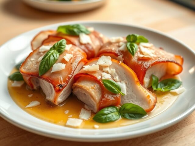 Kalkoen met parmaham
