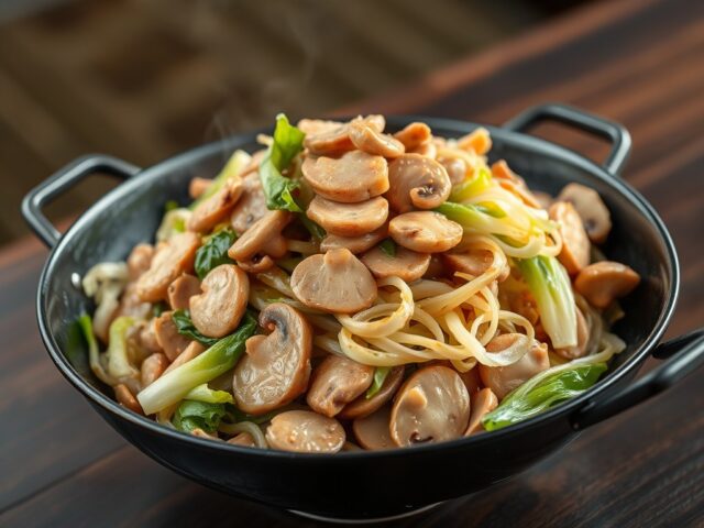 Kalkoen uit de wok