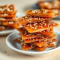 Karamel met Sesamzaad