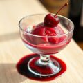 Kersensorbet met kriek Lambic