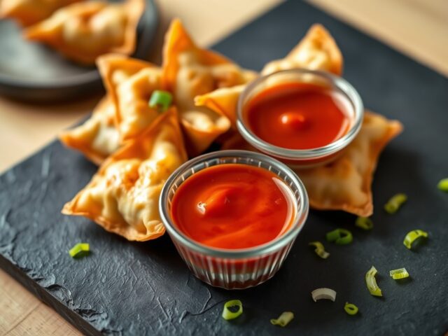 Kip – Garnalen Frituur met Sweet Chili