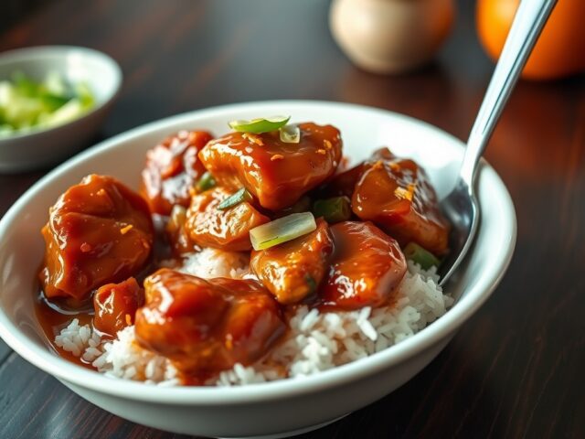 Kip in Sinaasappel Saus