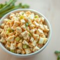 Kip-kerriesalade met bleekselderij en appel