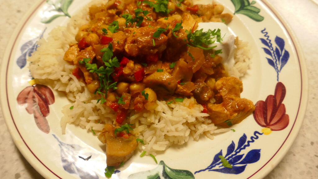 Kip Korma uit de slowcooker