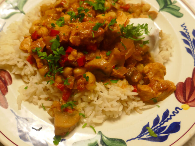 Kip Korma uit de slowcooker