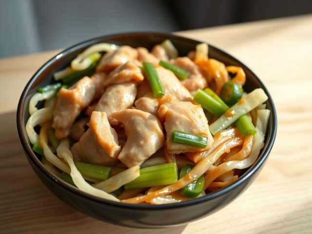 Kip met Chinese kool