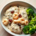 Kip met monchou en broccoli